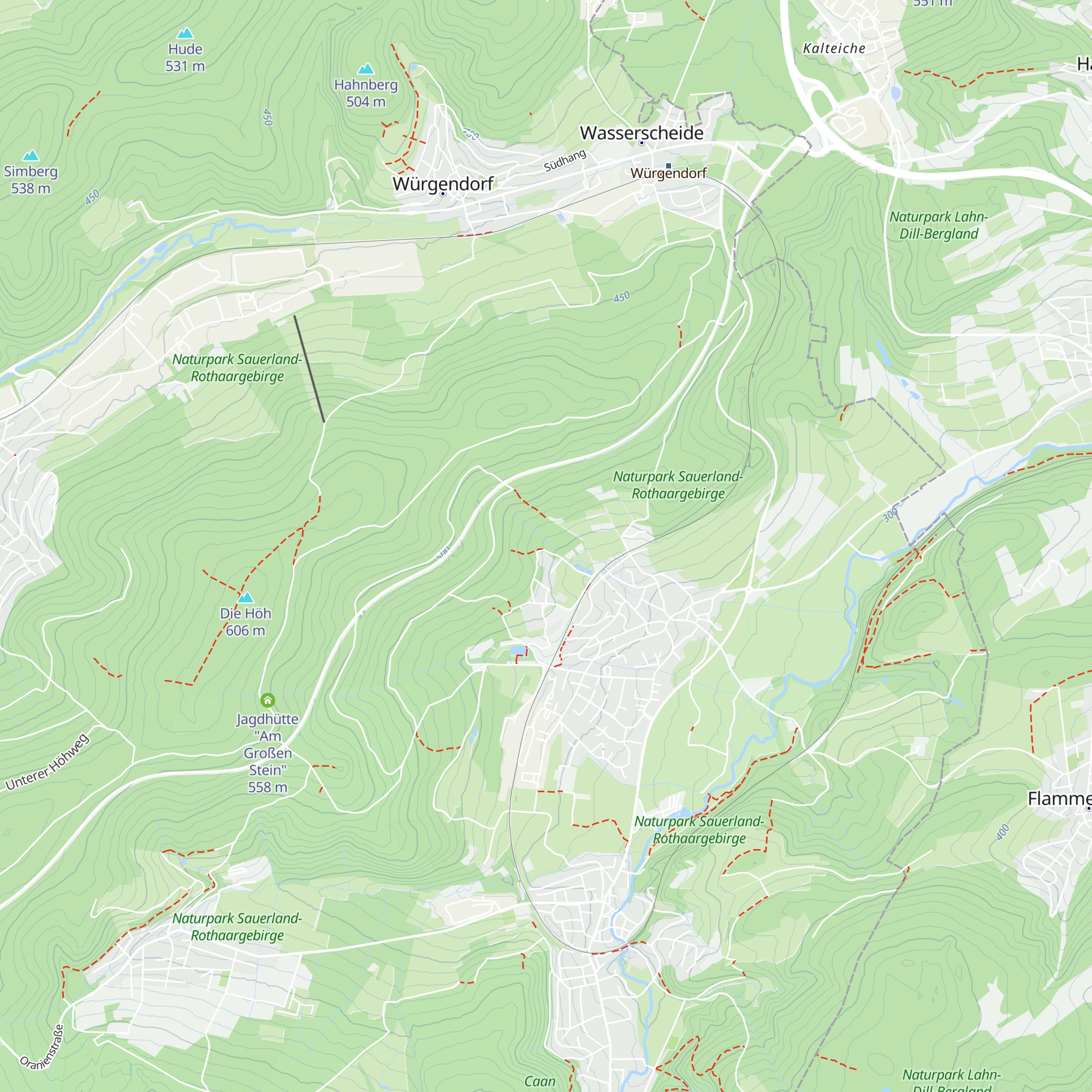 Grillhütte Holzhausen map