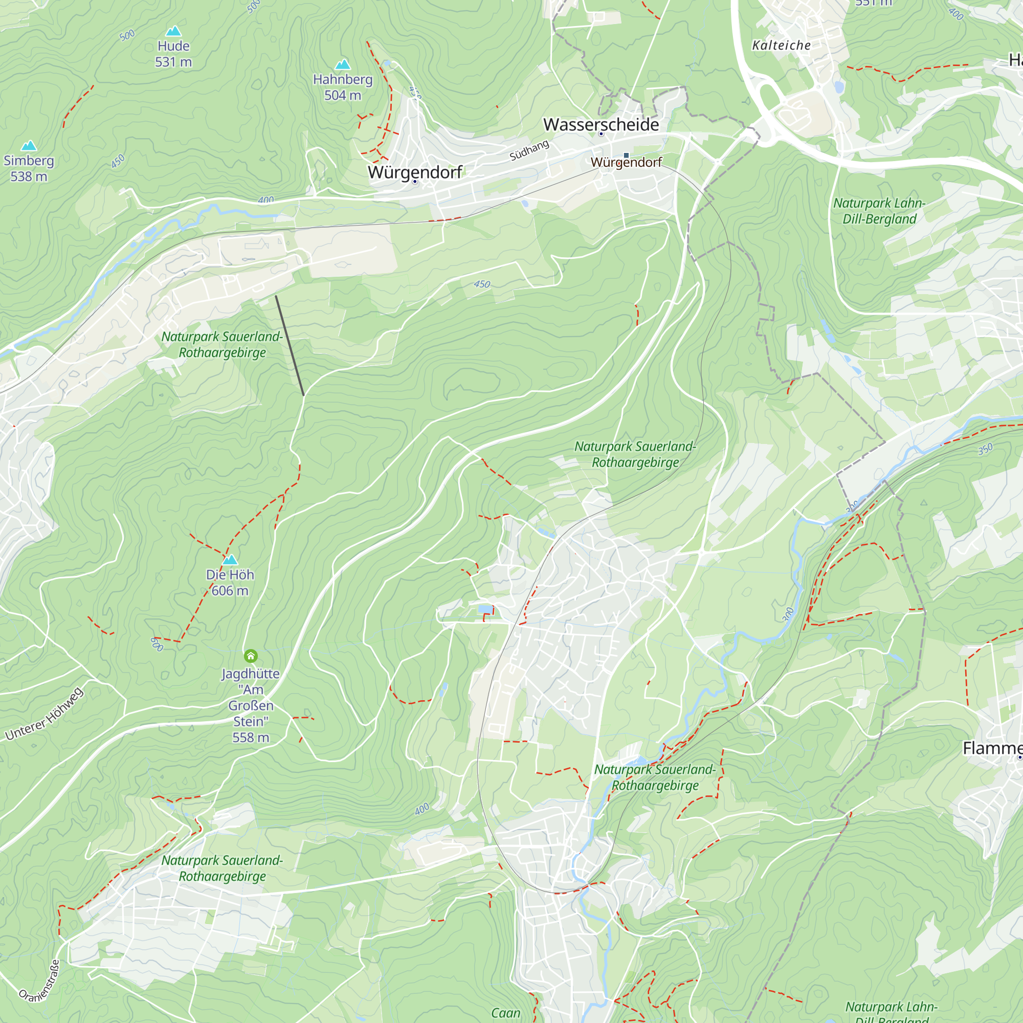 Grillhütte Holzhausen map
