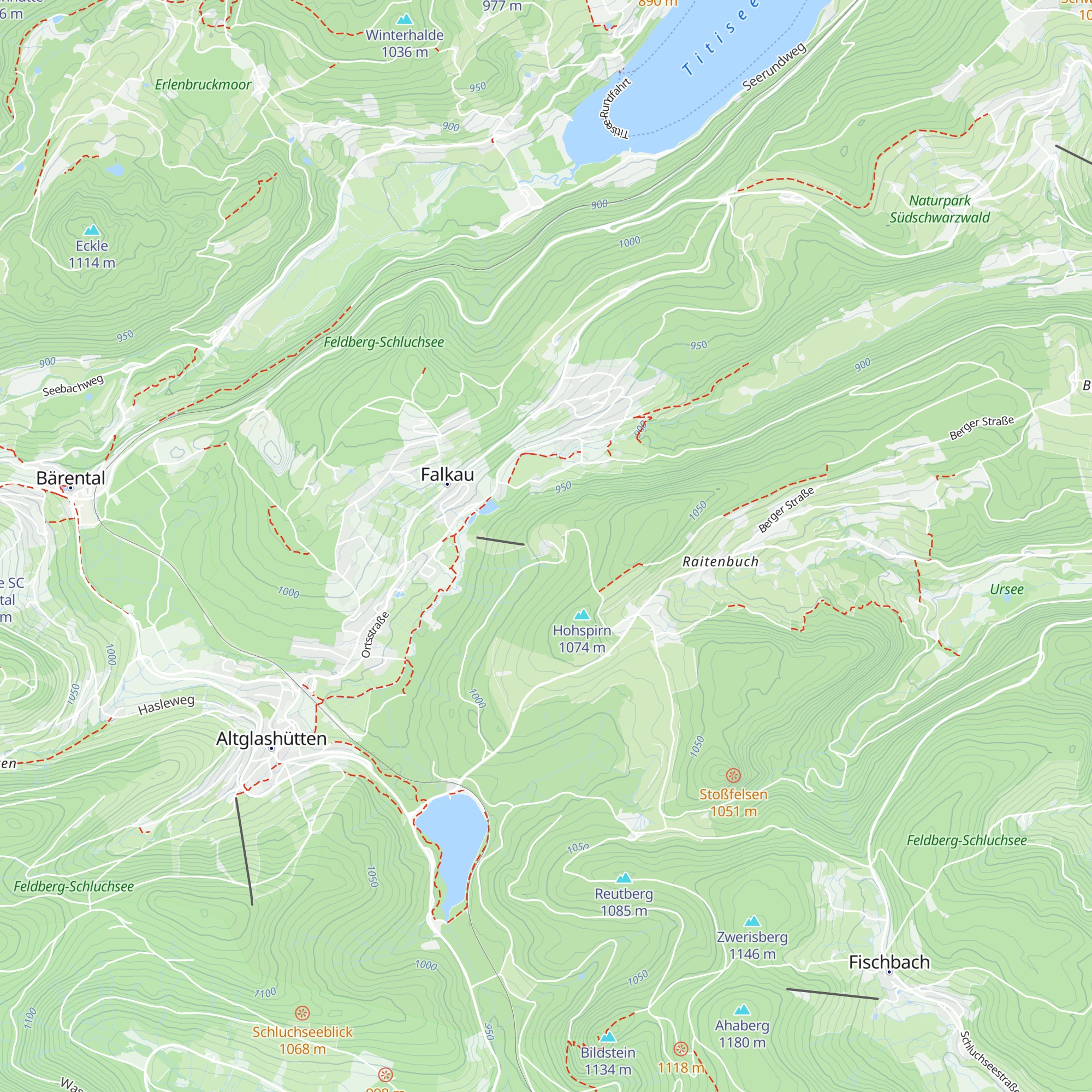 Berger Stierhütte map