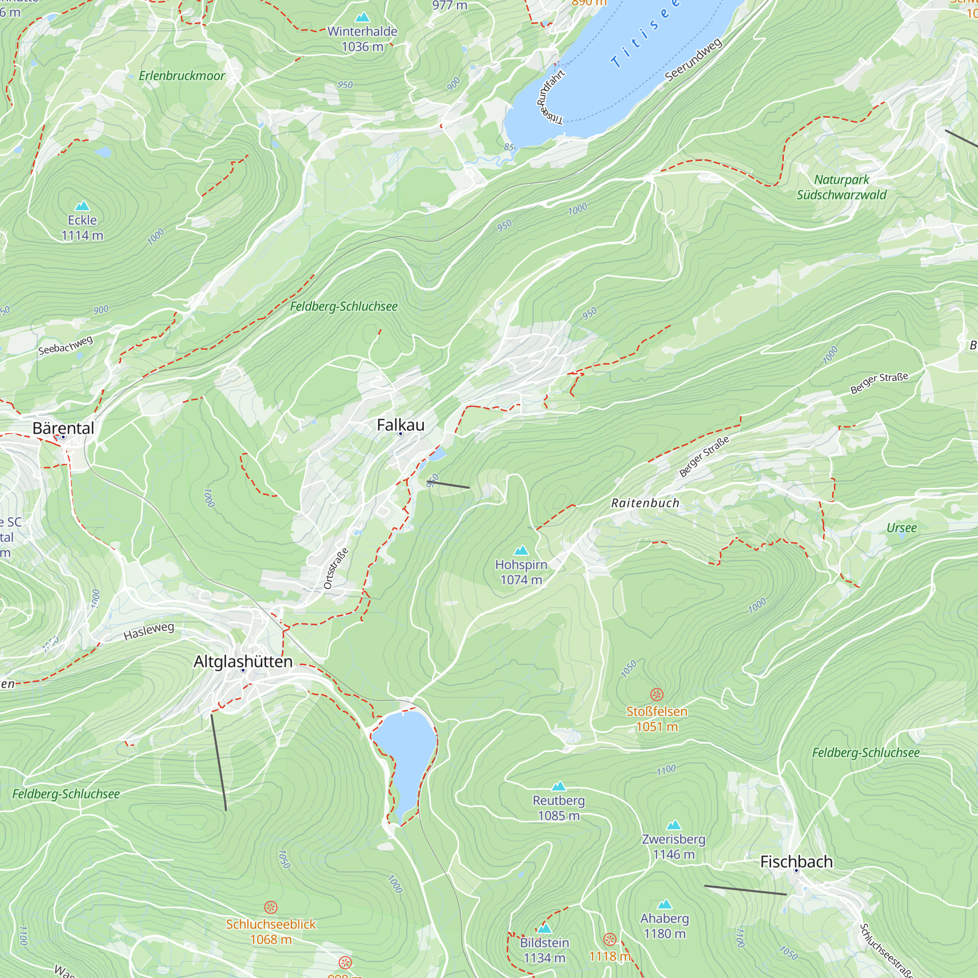 Berger Stierhütte map