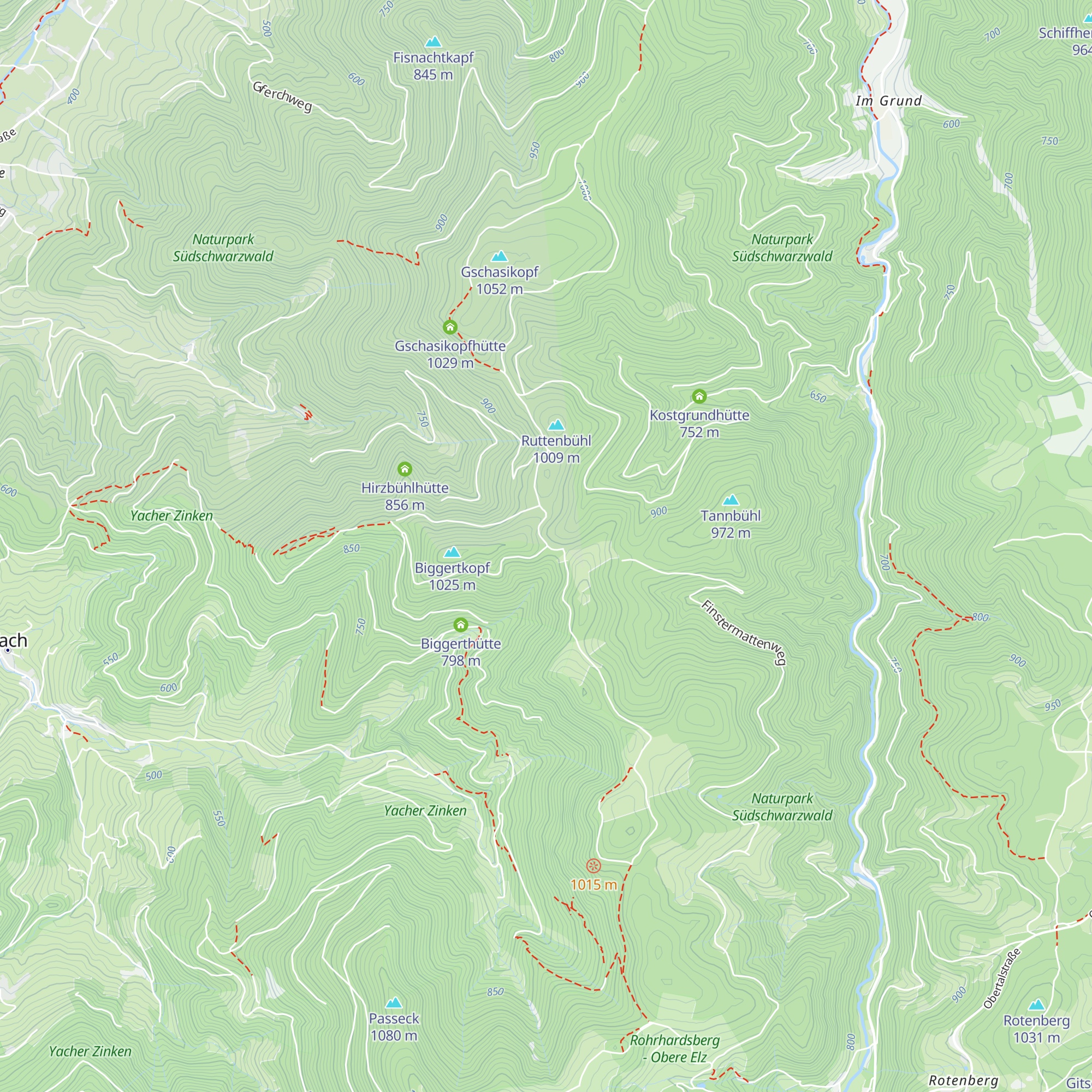 Zimmereckhütte map