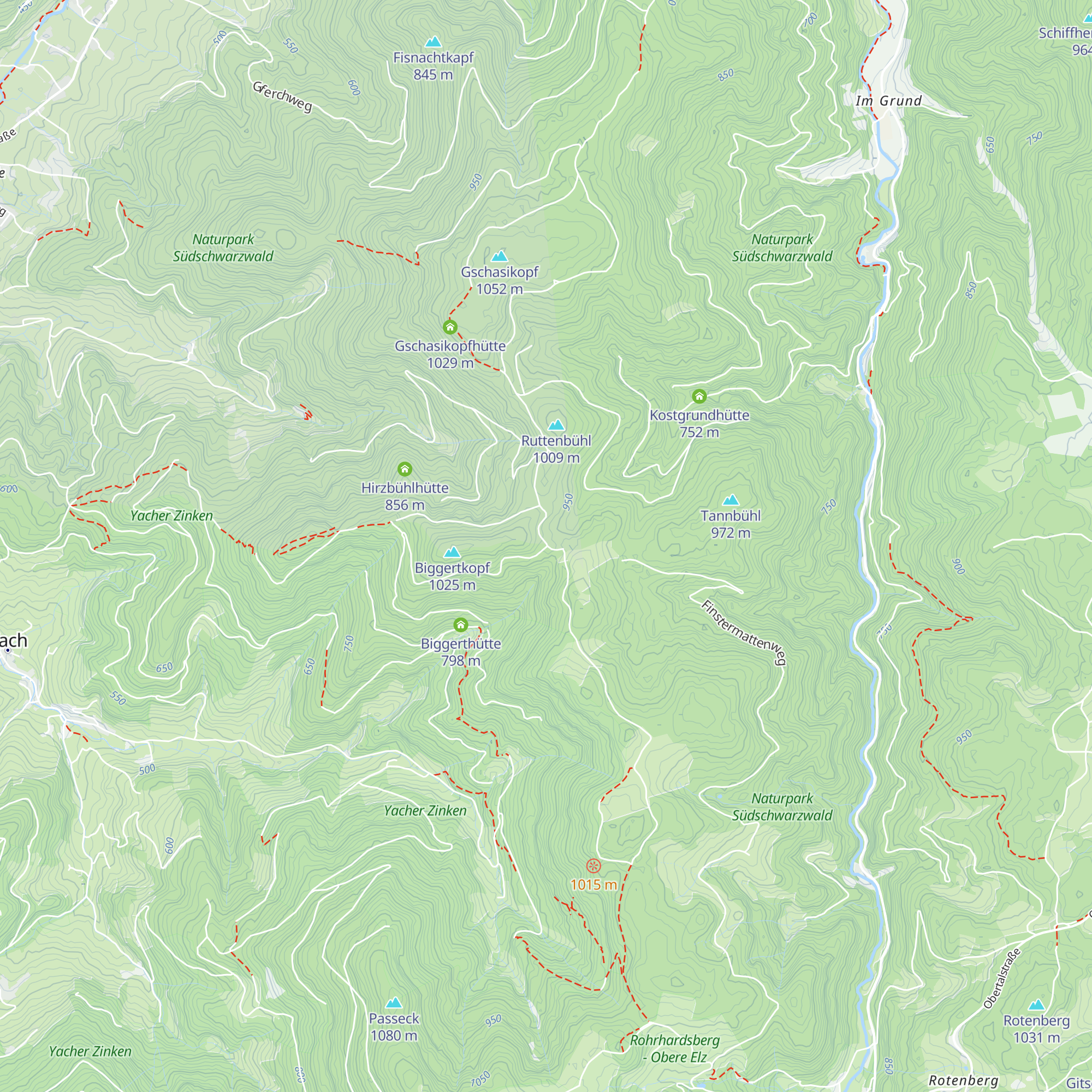 Zimmereckhütte map