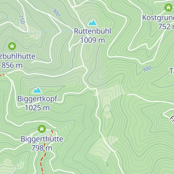 Map of Zimmereckhütte