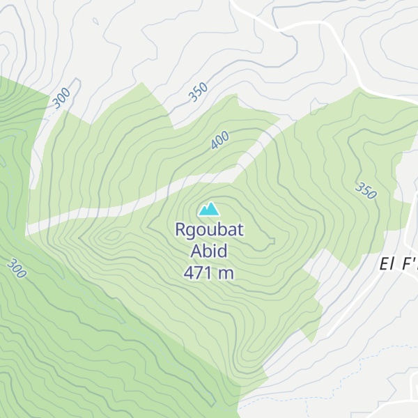 Map of Rgoubat Abid