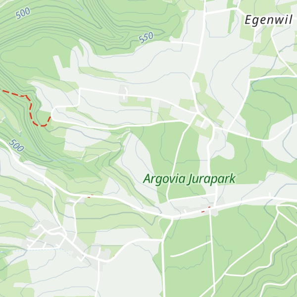 Map of Waldhütte Männerriege Bözberg
