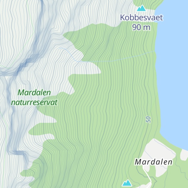 Map of Andersfonna