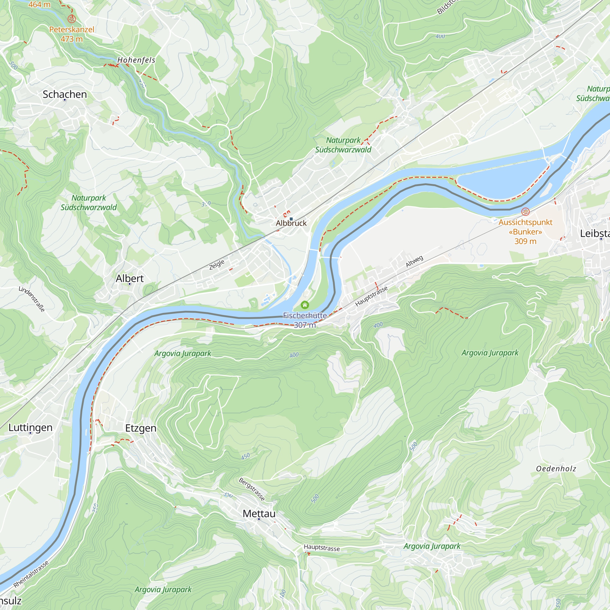 Fischerhütte map