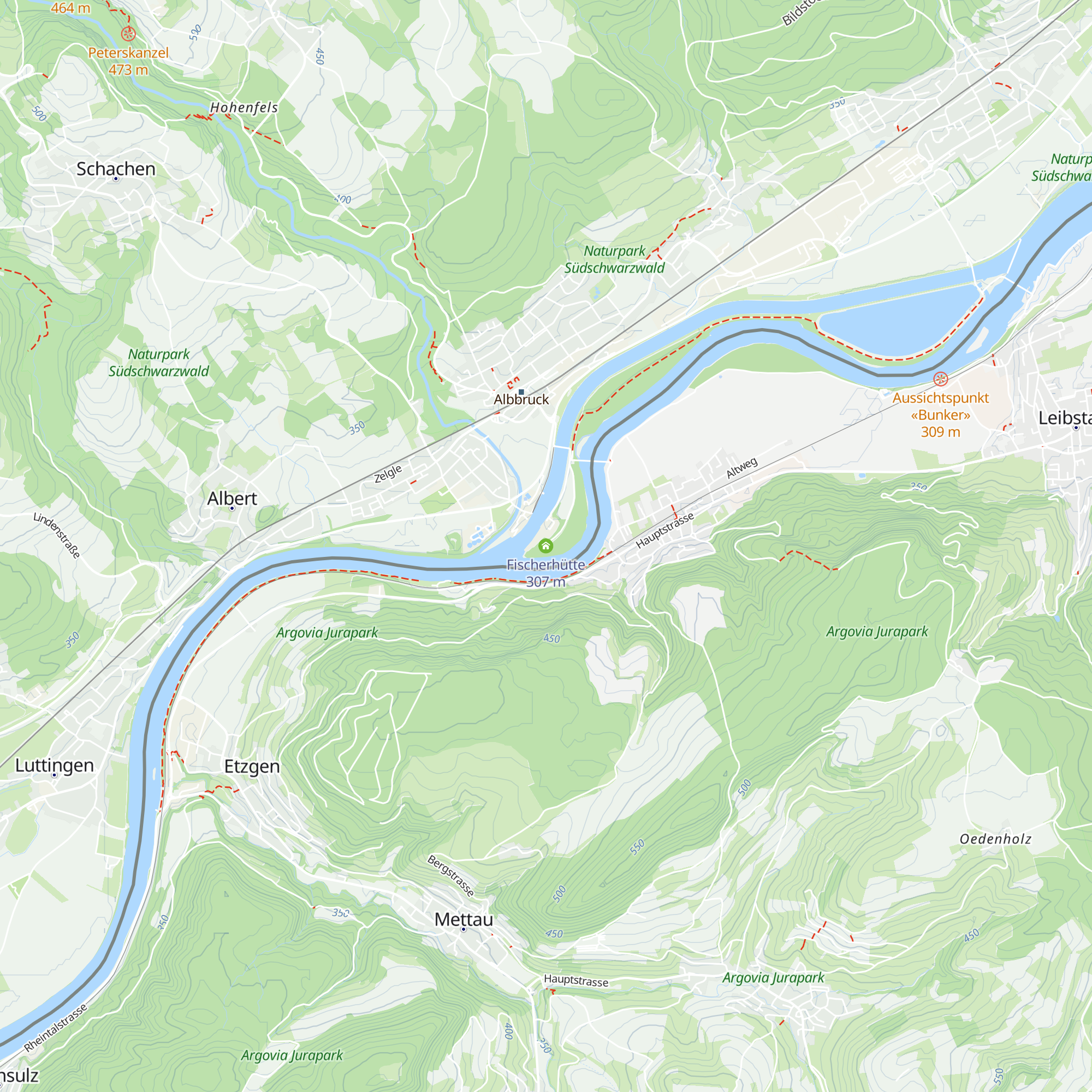 Fischerhütte map