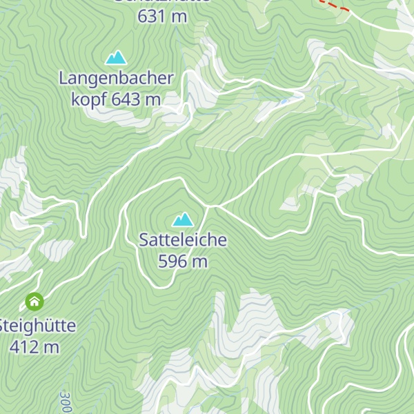 Map of Satteleich Hütte