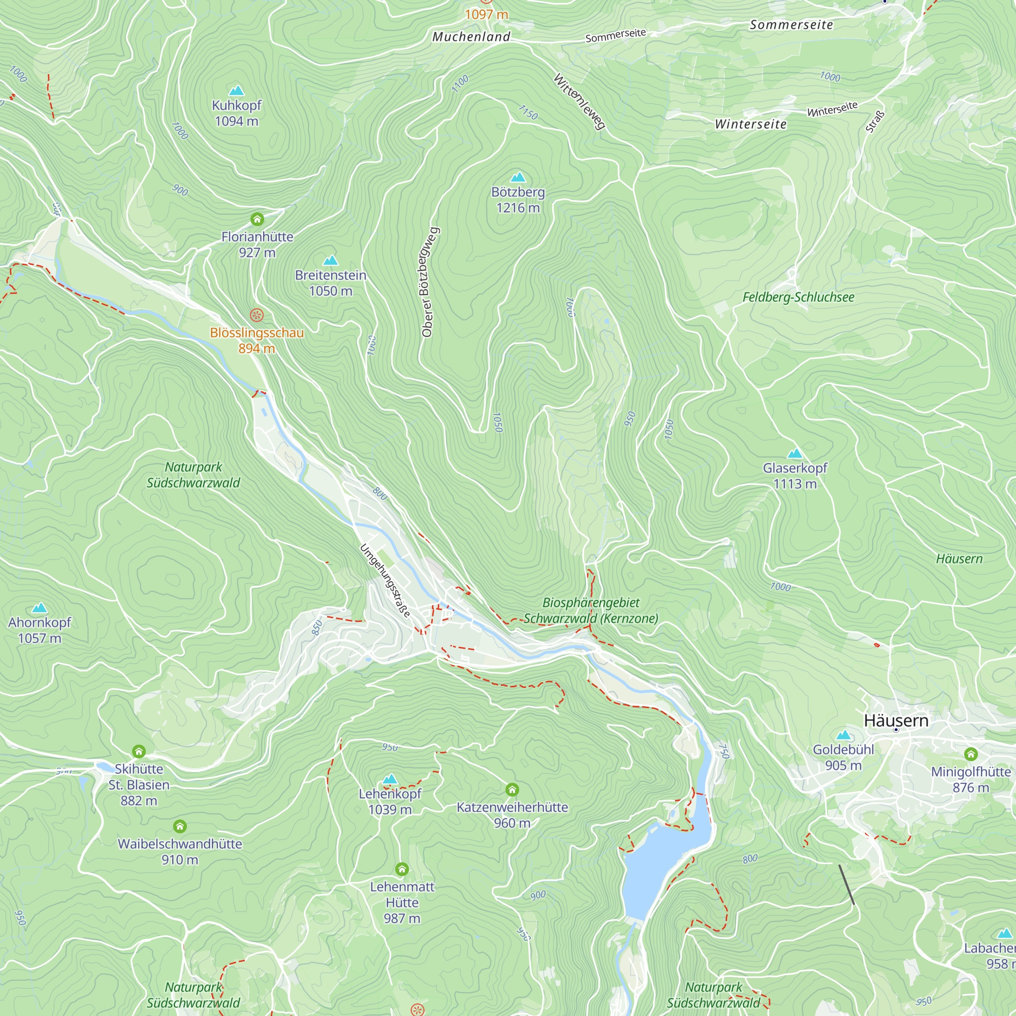 Sandbodenhütte map