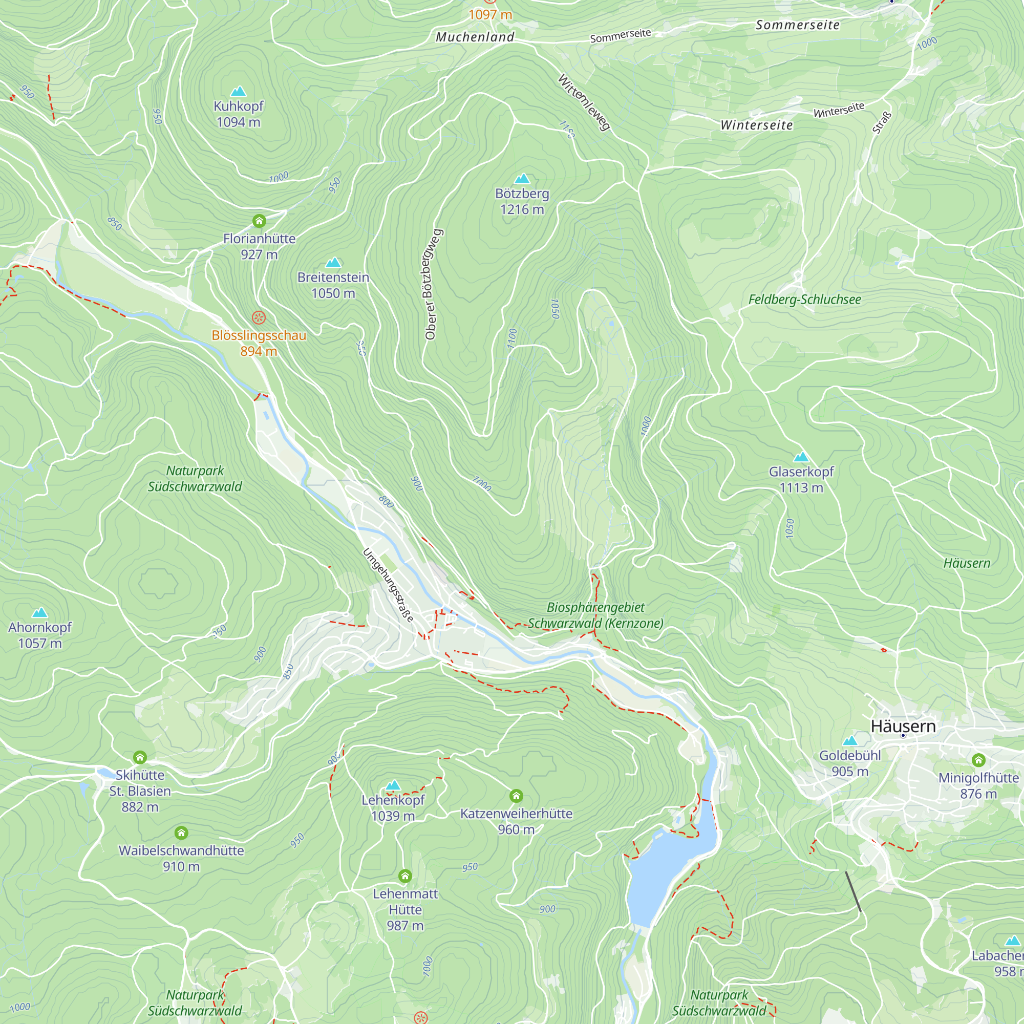 Sandbodenhütte map