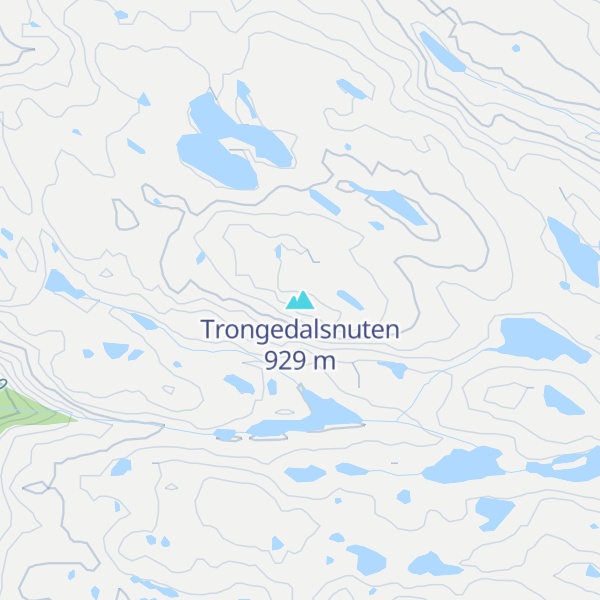 Map of Trongedalsnuten