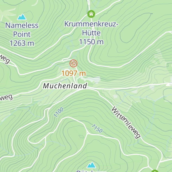 Map of Muchenländer Schutzhütte