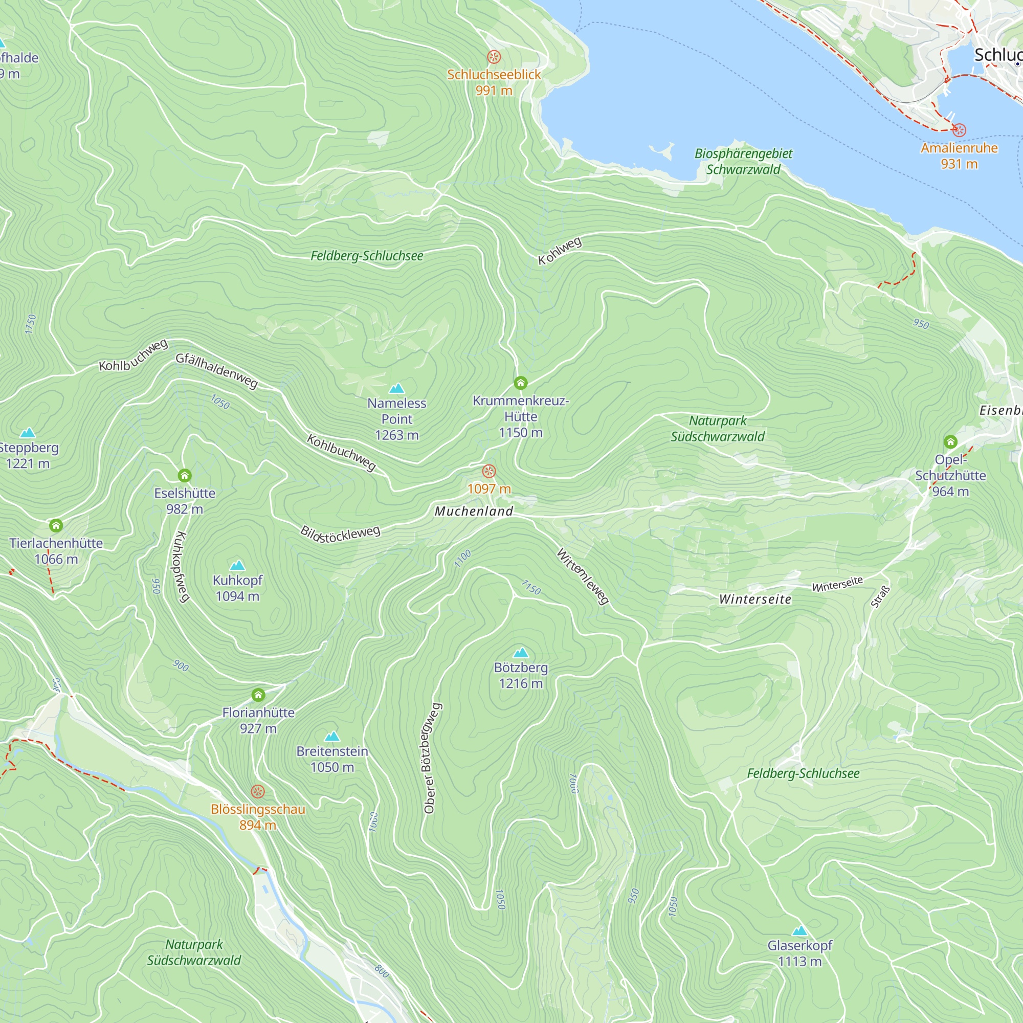 Muchenländer Schutzhütte map