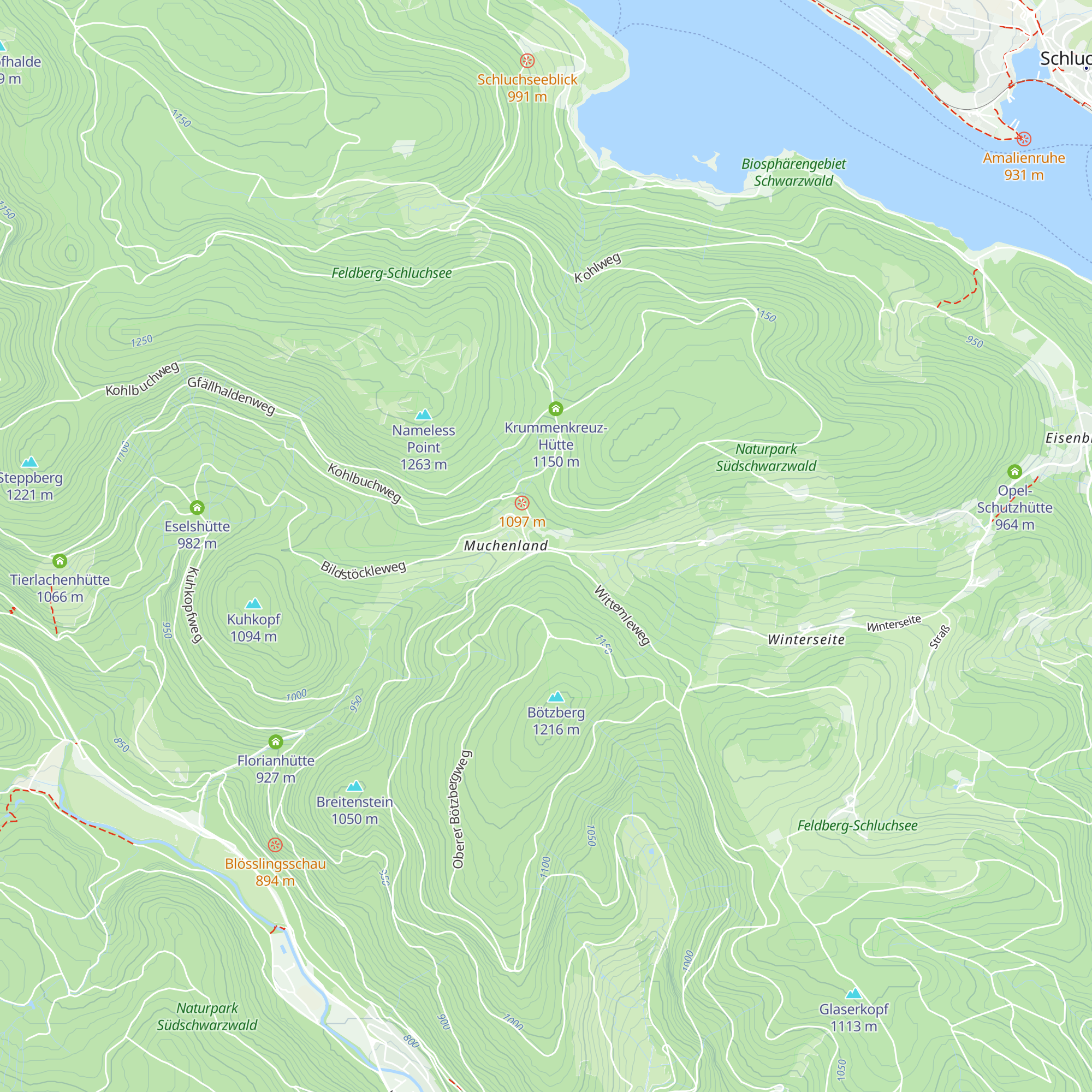 Muchenländer Schutzhütte map