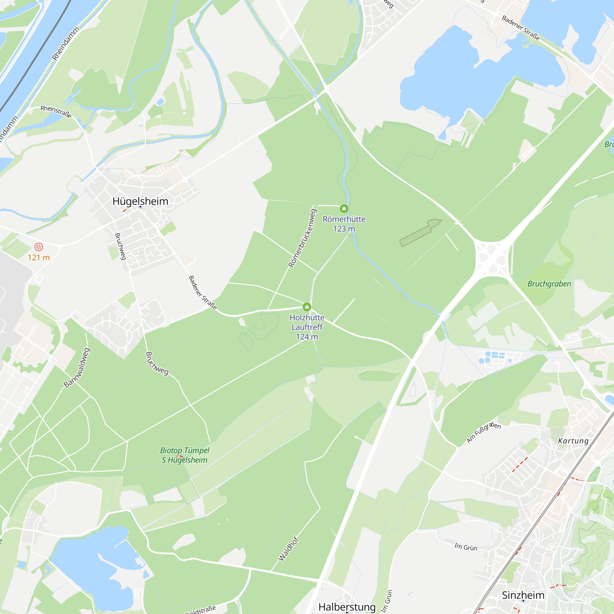Holzhütte Lauftreff map