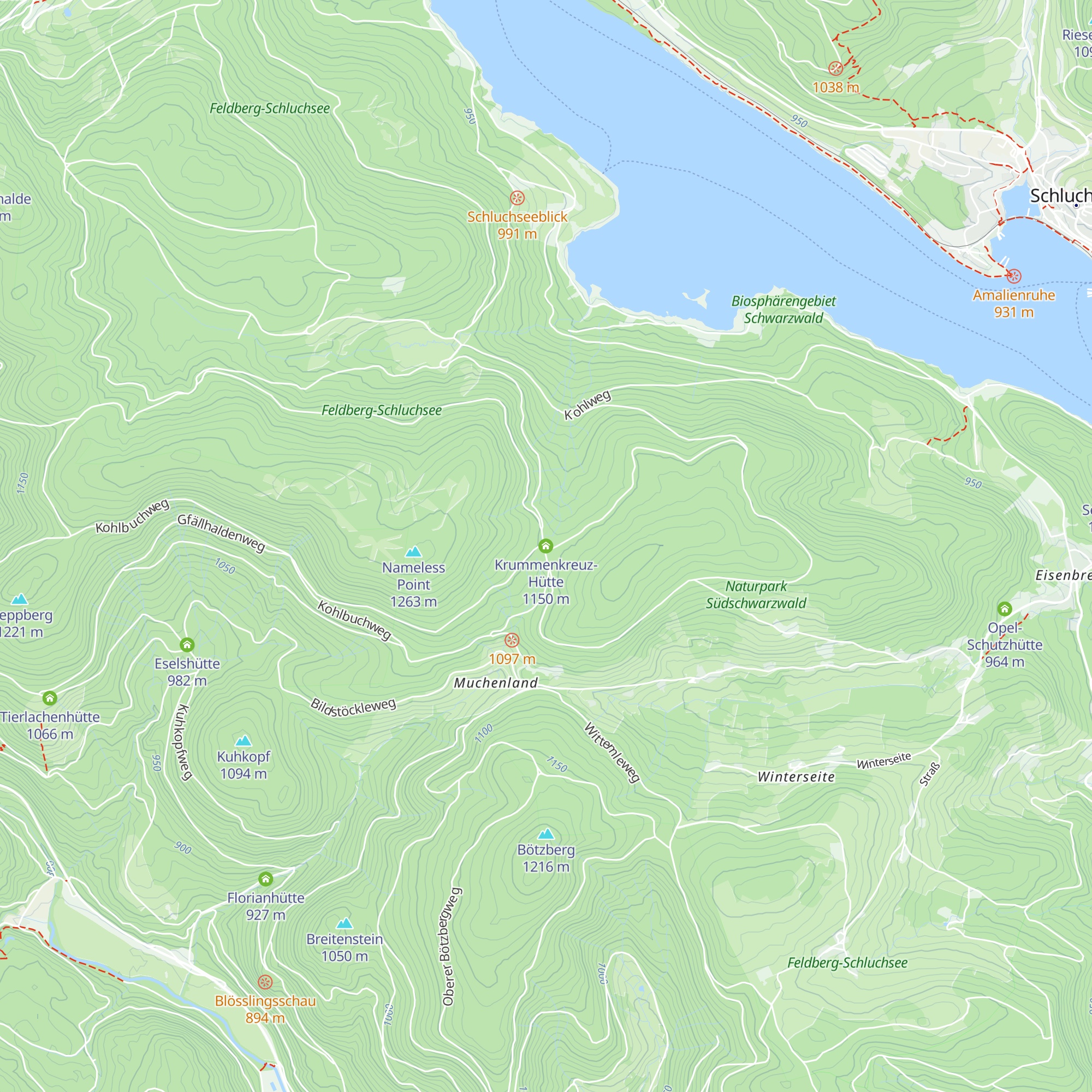 Krummenkreuz-Hütte map