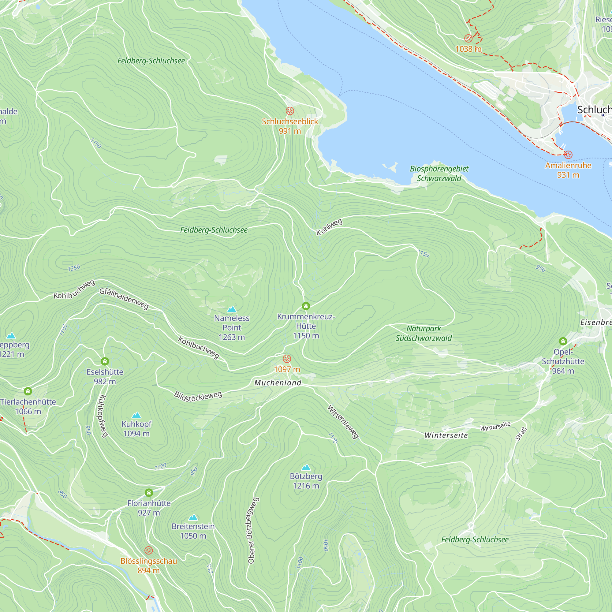 Krummenkreuz-Hütte map