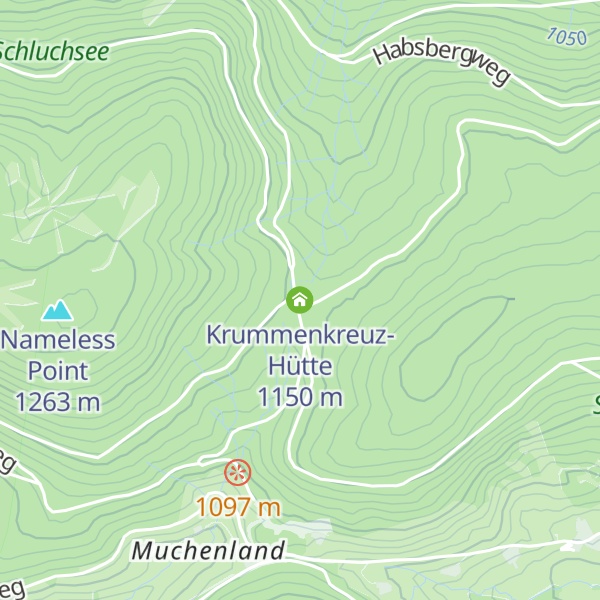Map of Krummenkreuz-Hütte