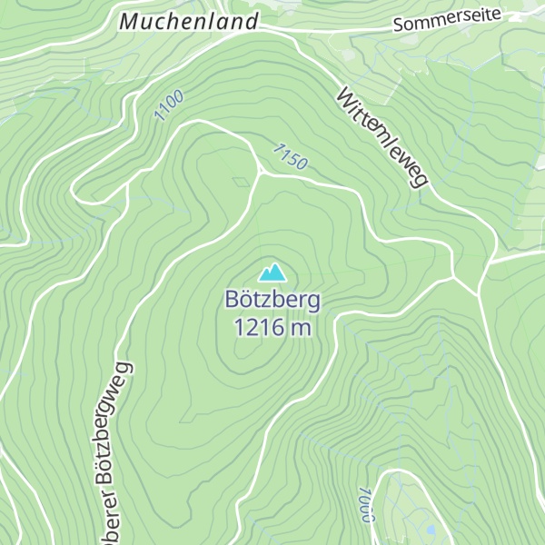 Map of Bötzberg
