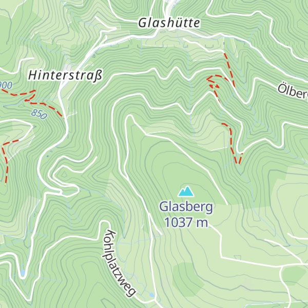Map of Redeckhütte