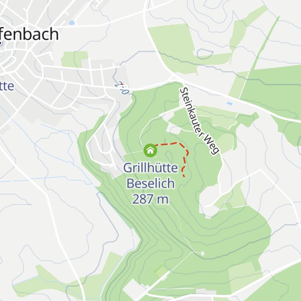 Map of Grillhütte Beselich