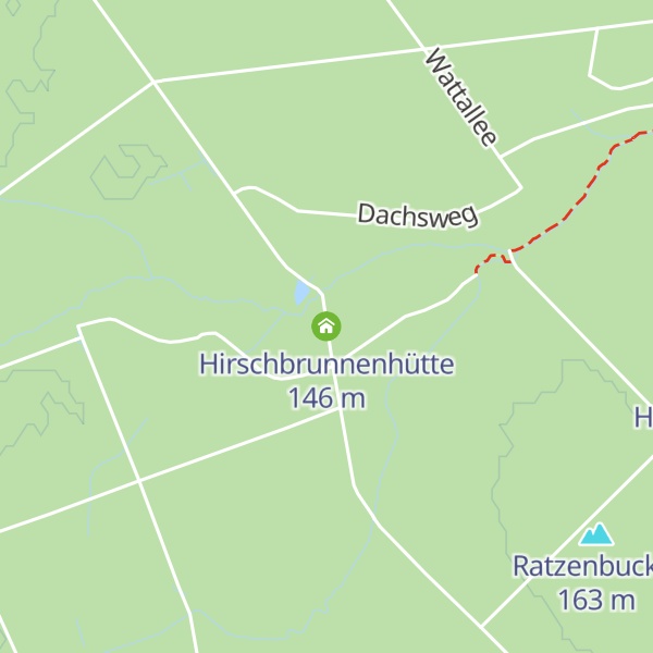 Map of Hirschbrunnenhütte