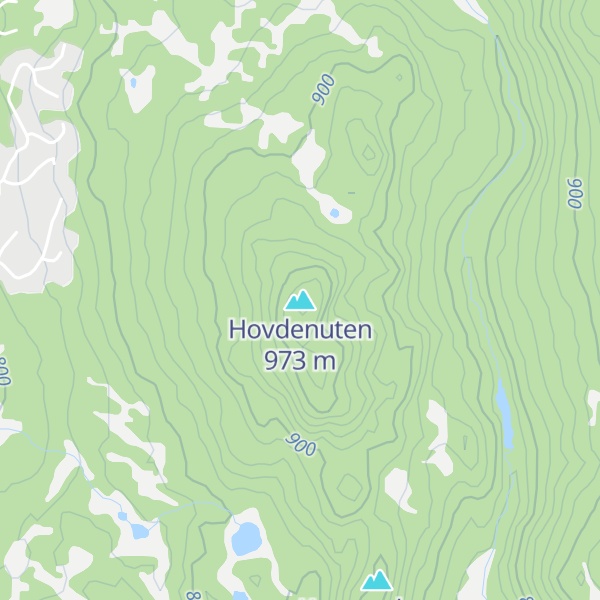 Map of Hovdenuten