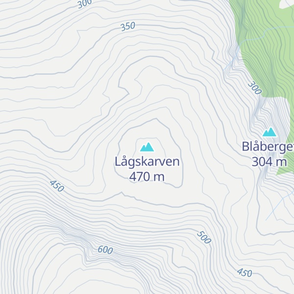 Map of Lågskarven