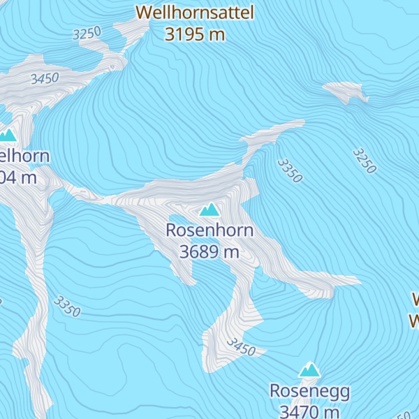 Map of Rosenhorn