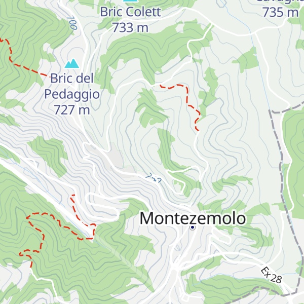 Map of Colle Monte