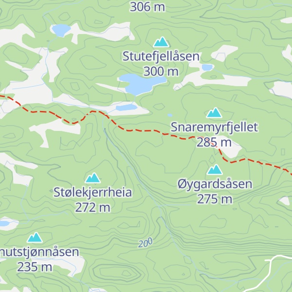 Map of Byttesteinheia