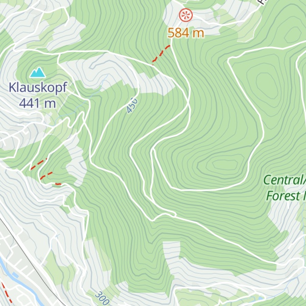 Map of Blockhütte Buchwald