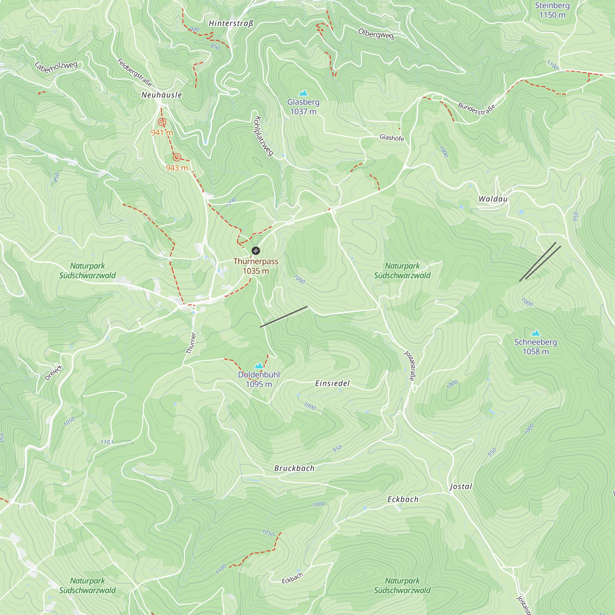 Skihütte map