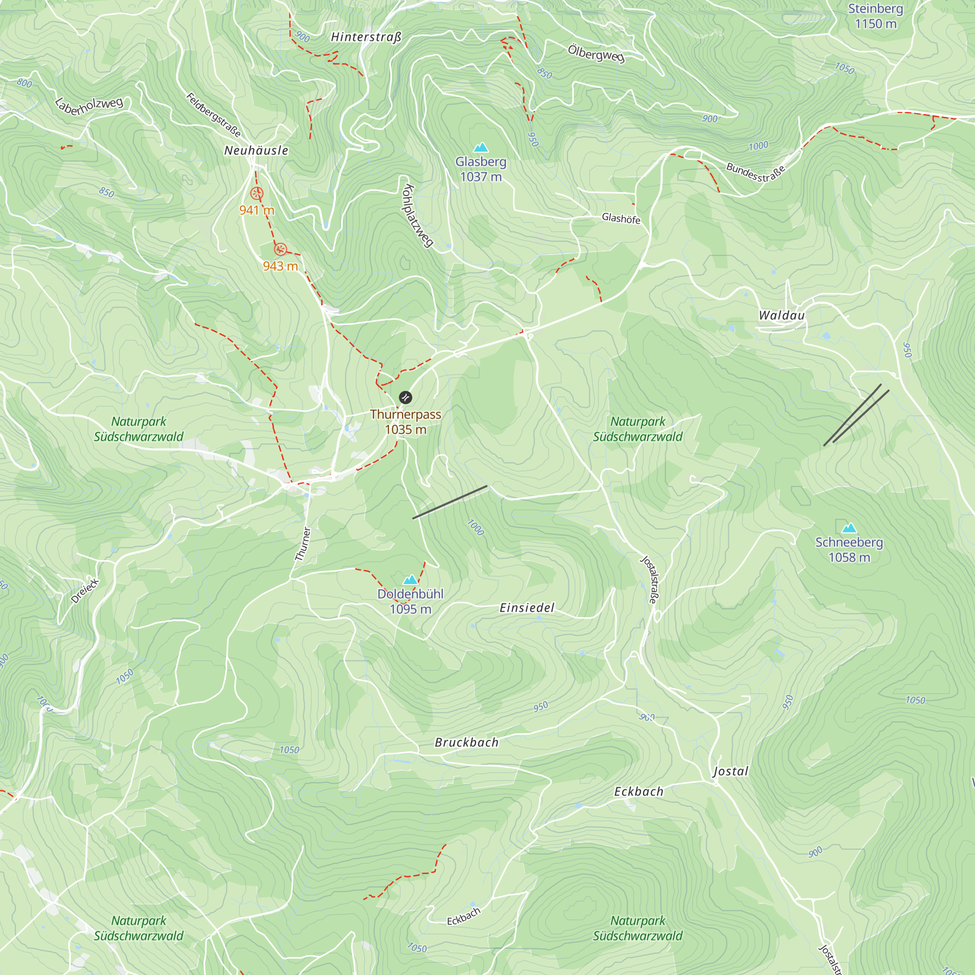 Skihütte map