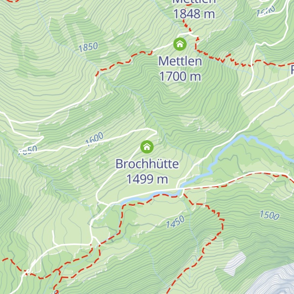 Map of Brochhütte
