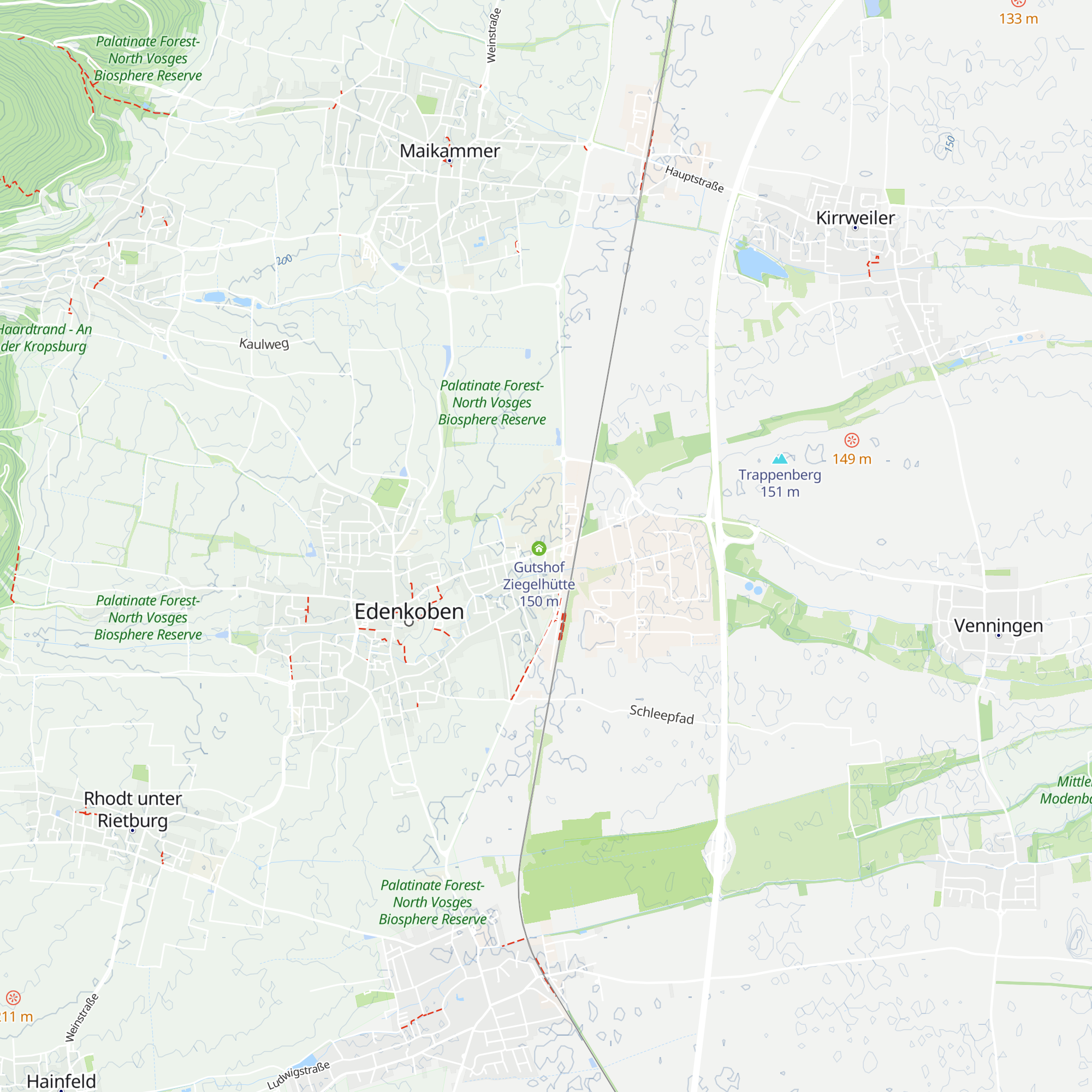 Gutshof-Ziegelhütte map