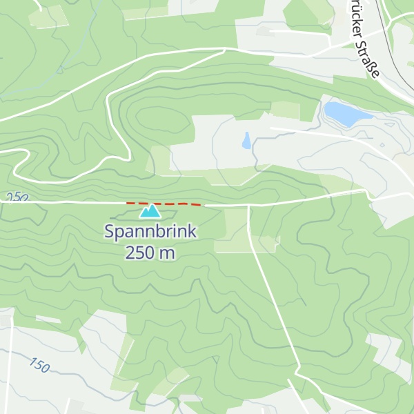 Map of Spannbrinkhütte