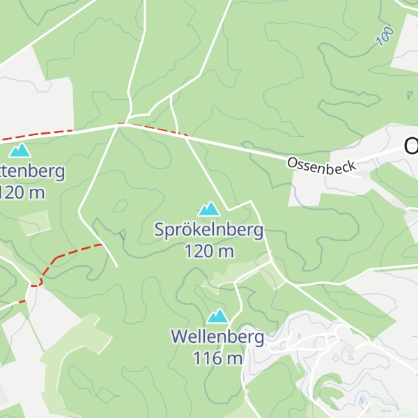 Map of Sprökelnberg