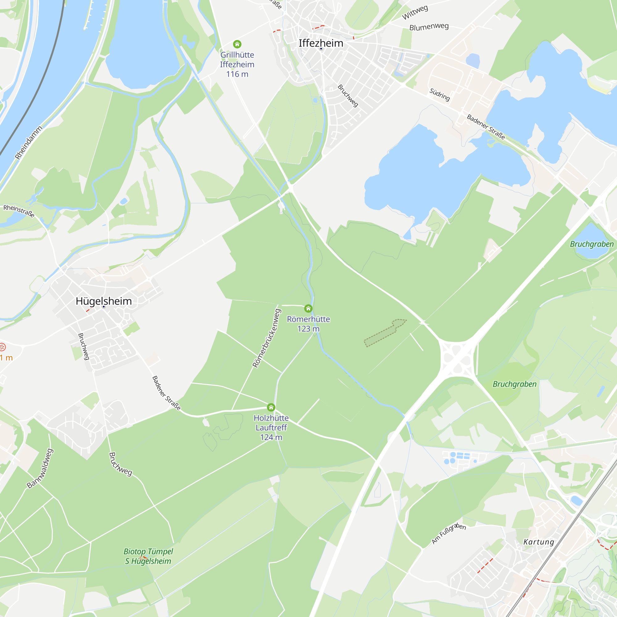 Römerhütte map