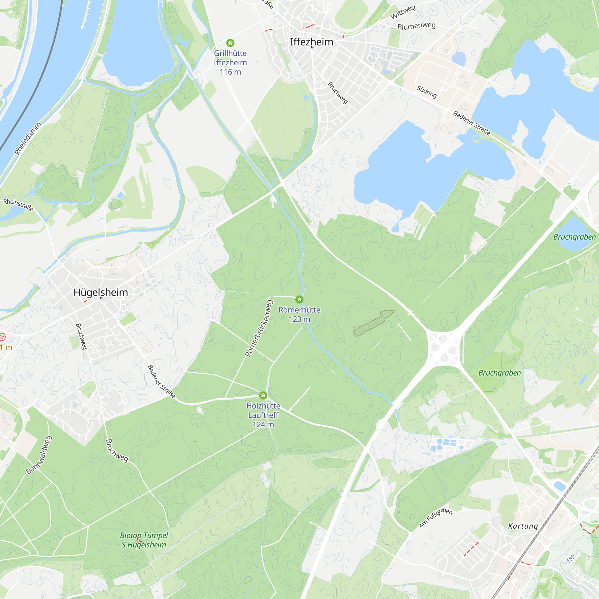 Römerhütte map