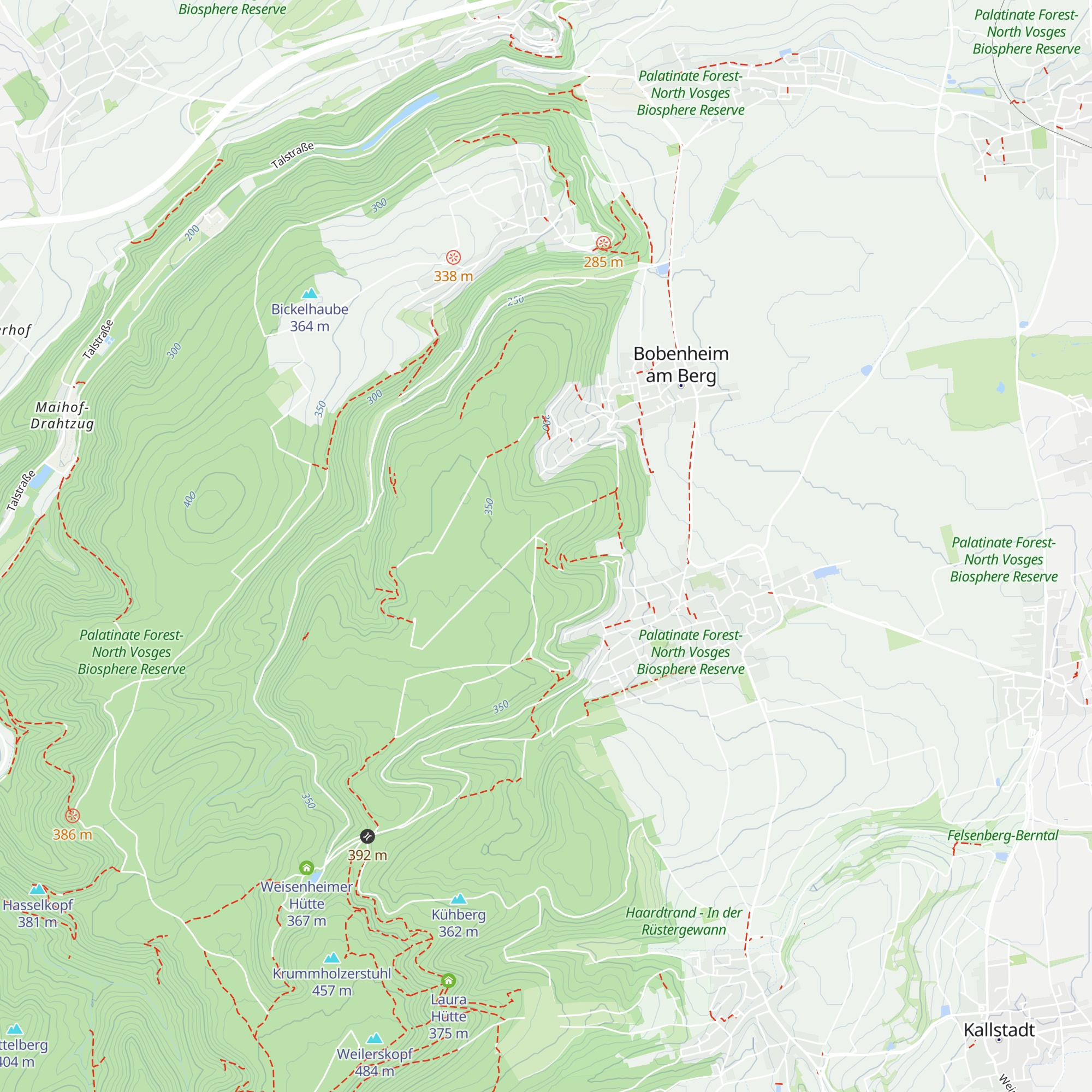 Hessenkellerhütte map