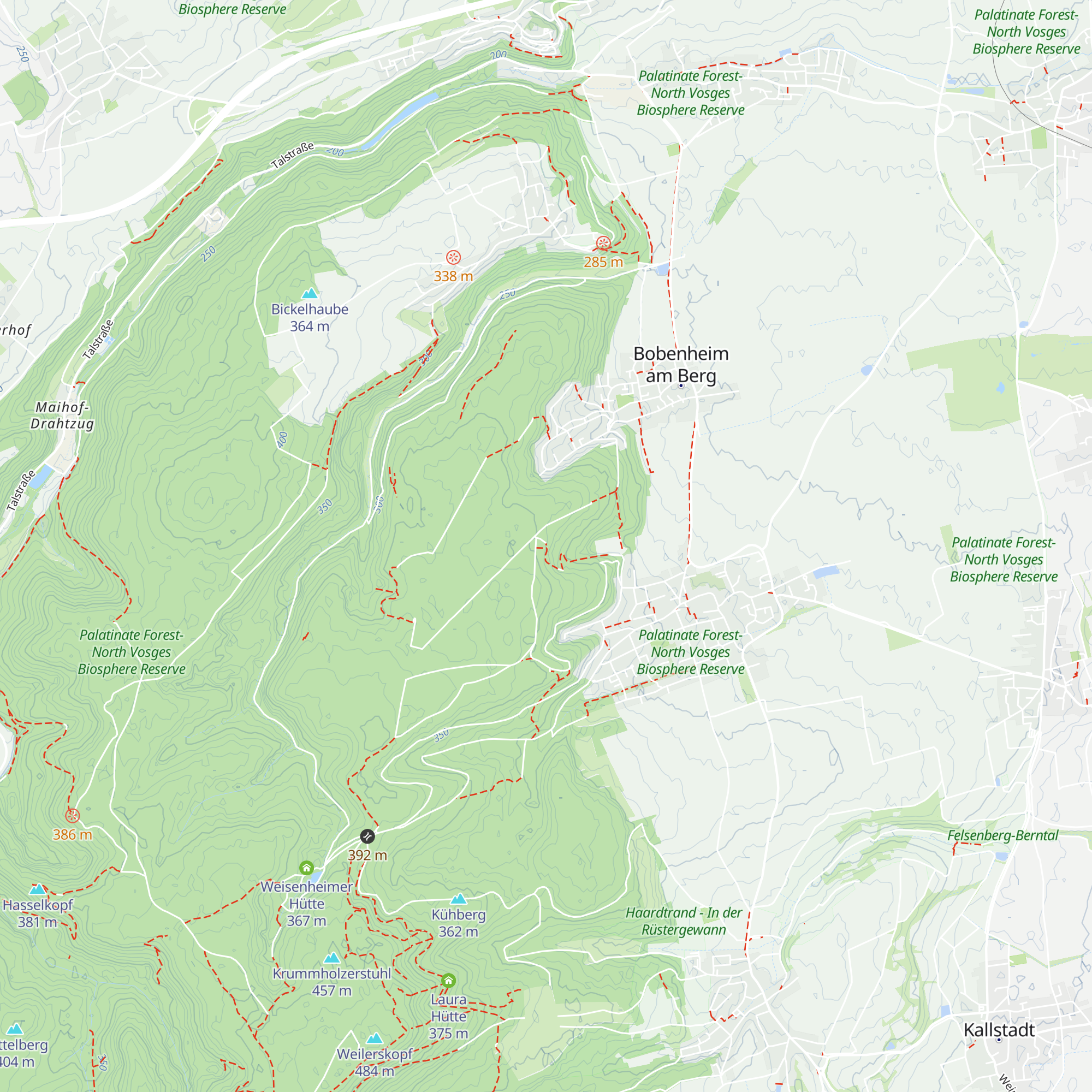 Hessenkellerhütte map