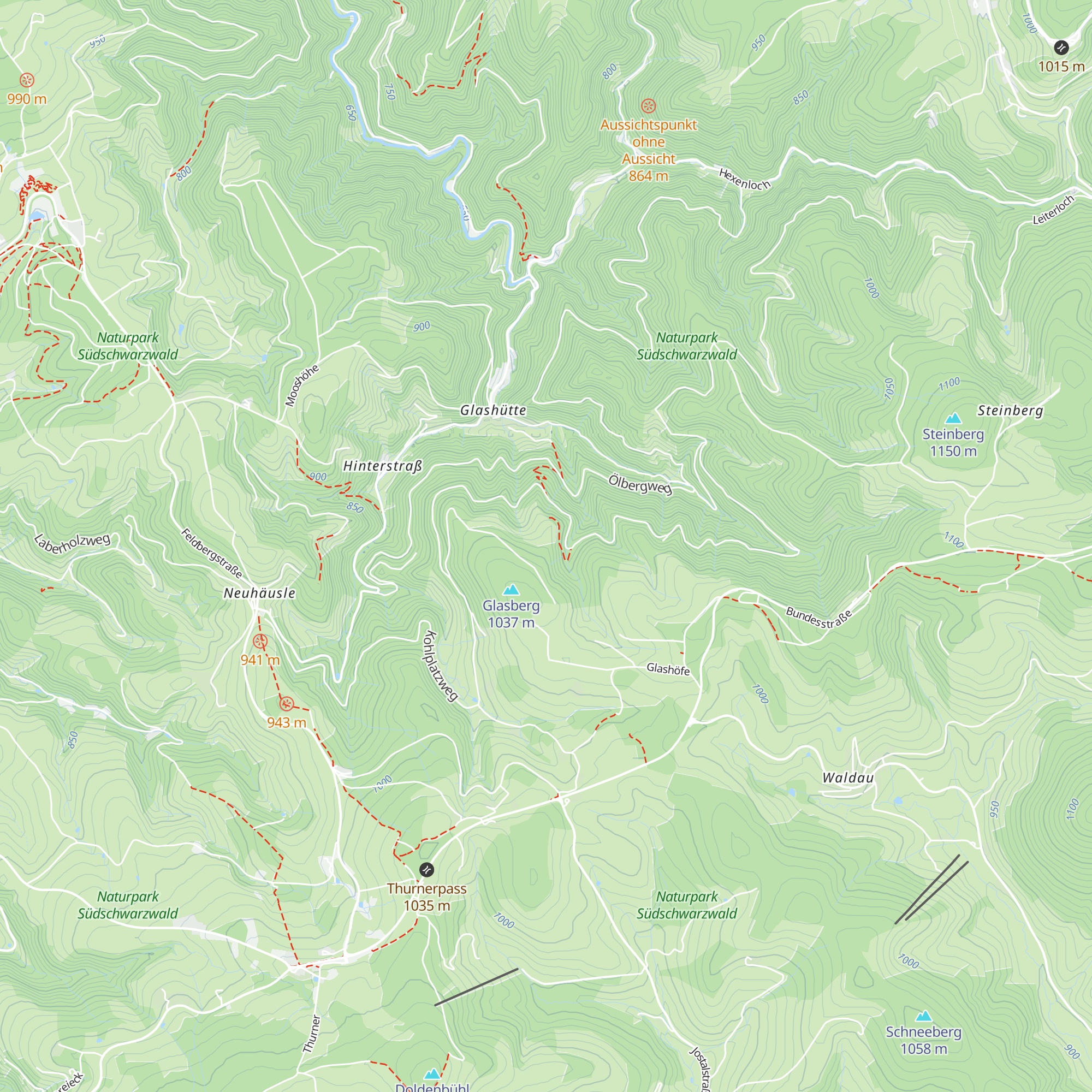Heidbrunnenhütte map