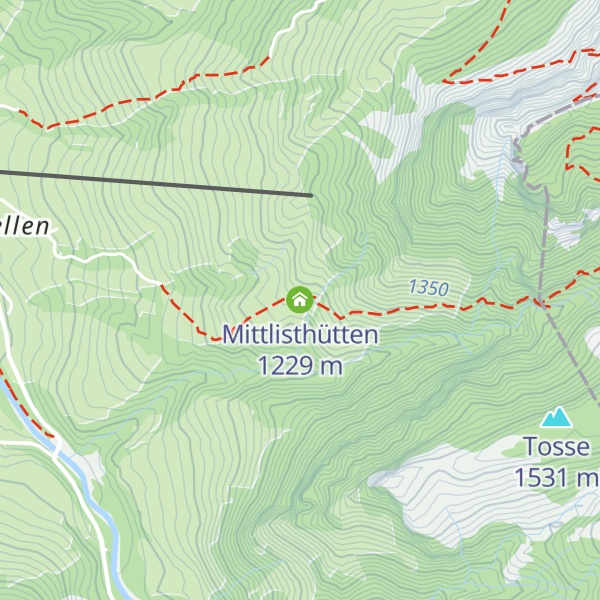 Map of Mittlisthütten