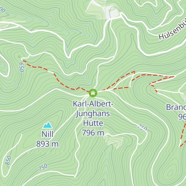 Map of Karl-Albert-Junghans Hütte