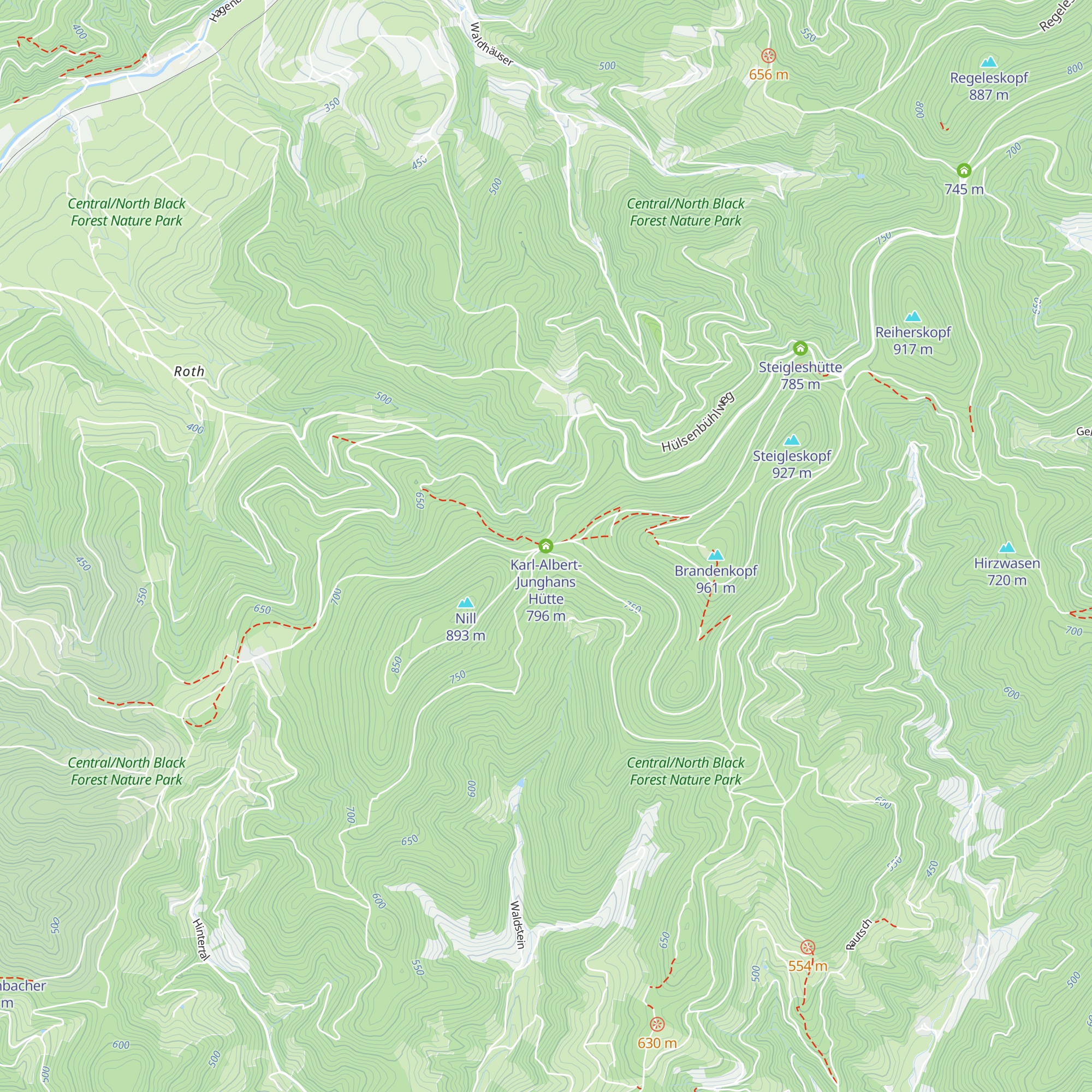 Karl-Albert-Junghans Hütte map