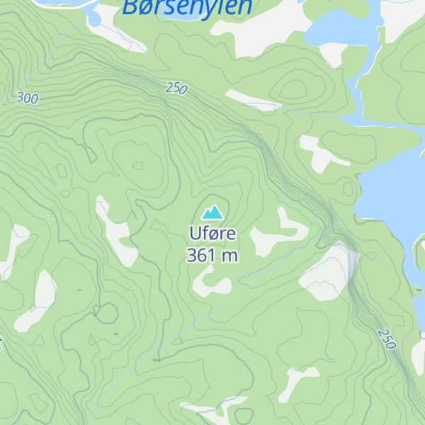 Map of Uføre