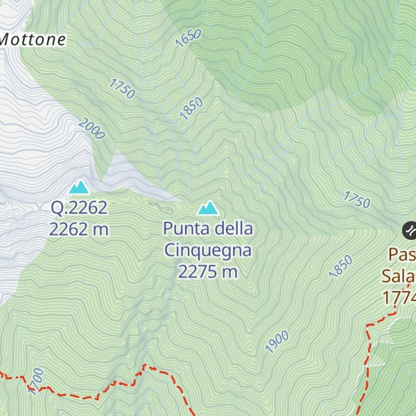 Map of Punta della Cinquegna