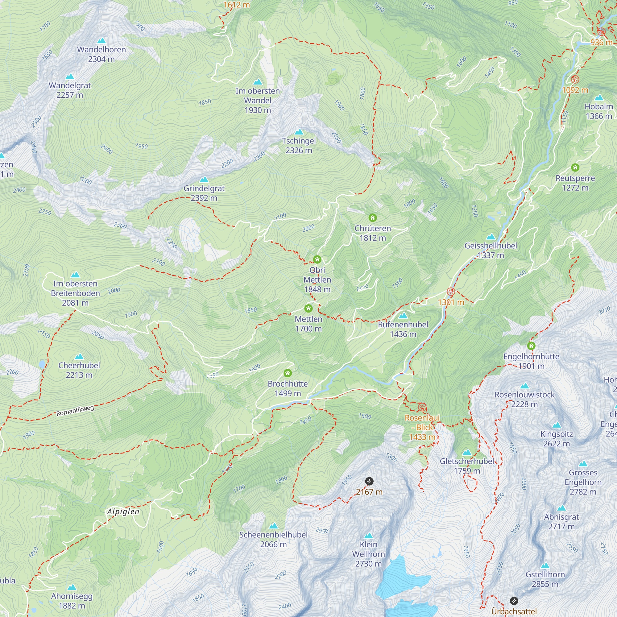 Mettlen map